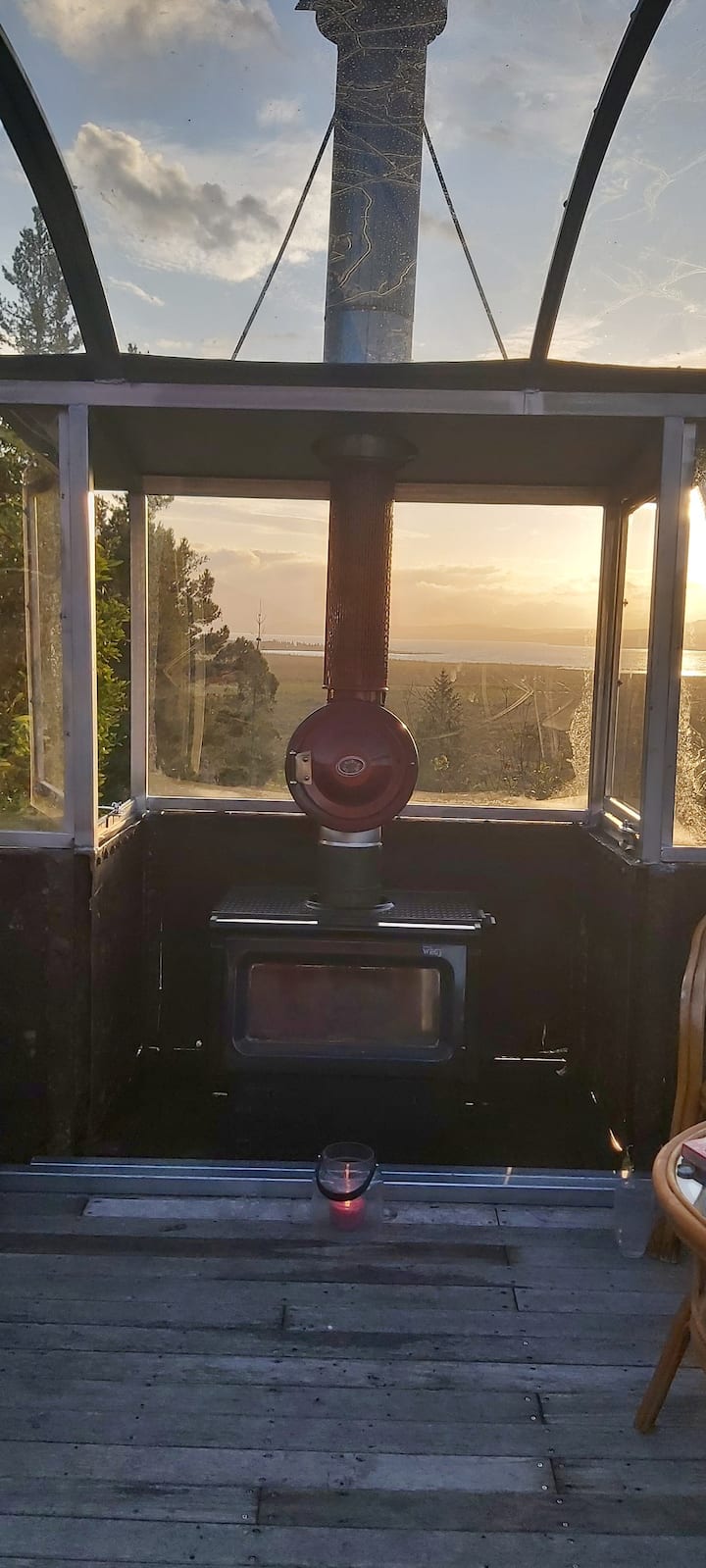 Observatory area Fire place