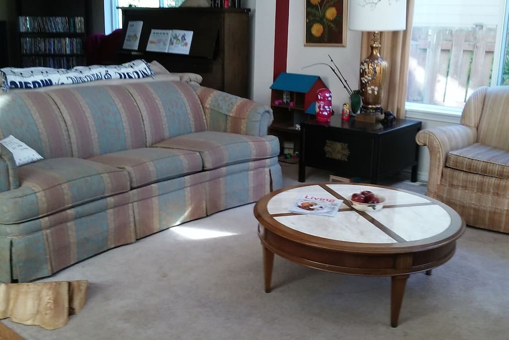 The living room