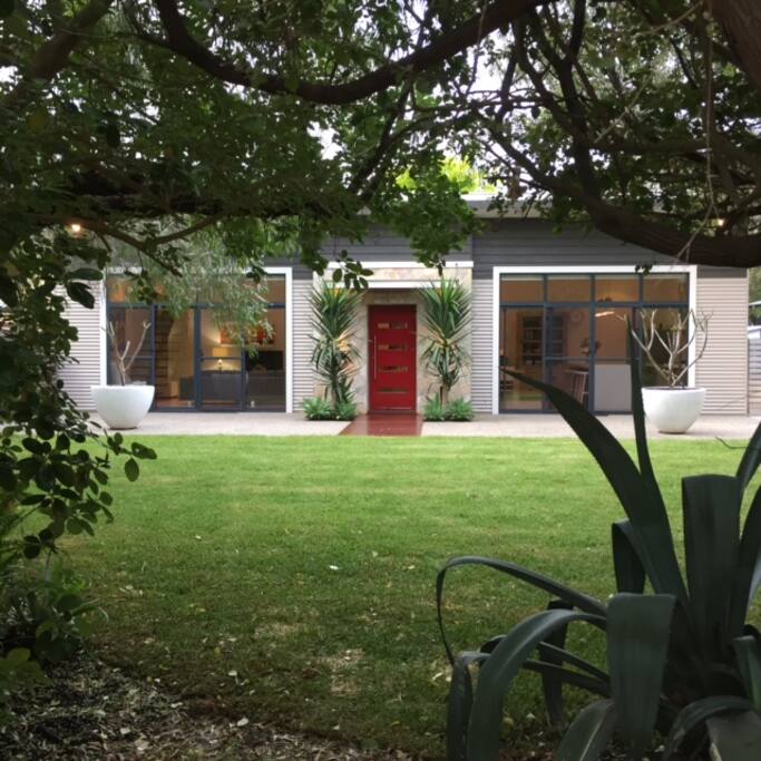 leafy front vista
