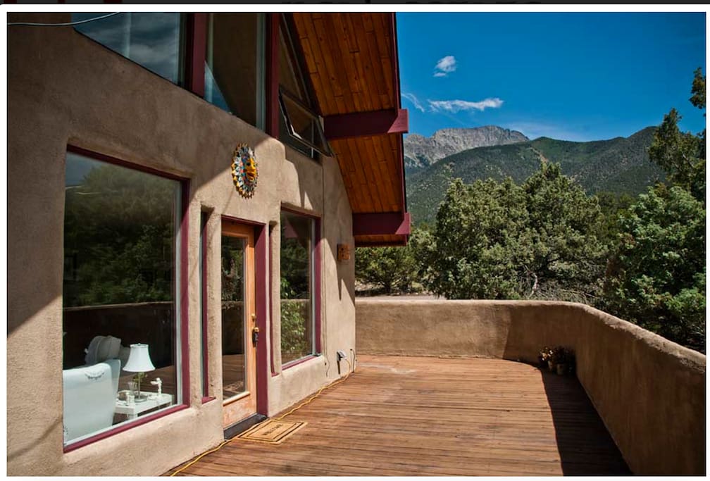 South facing deck