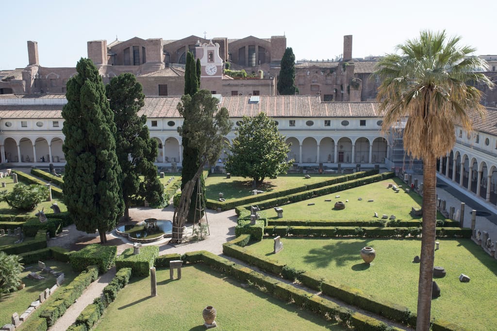 View of the Michelangelo's Cloister