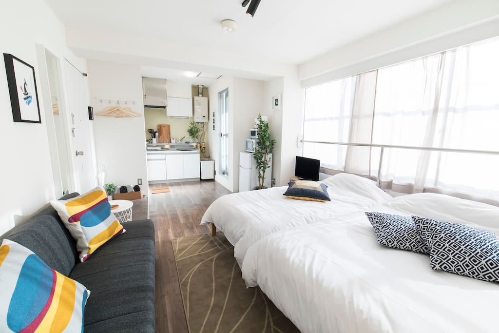 Very Sunny Living Quarters with everything you need for your stay : )