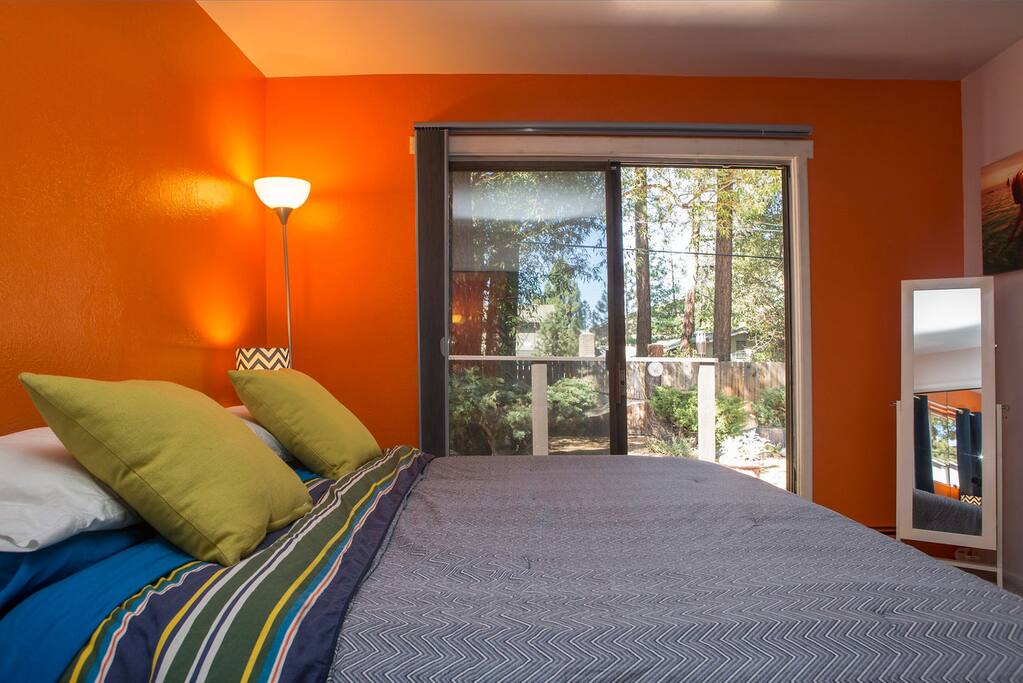 Master bedroom with king bed