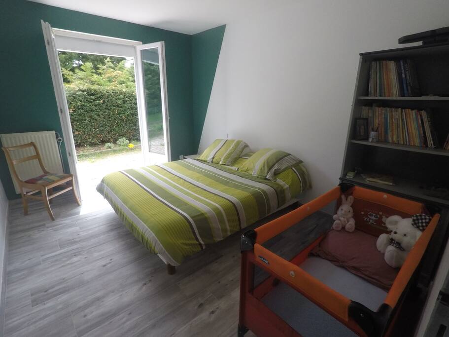 Chambre lit 160.