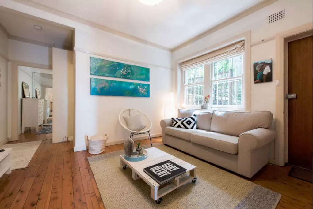 Cosy apartment - perfect for a little getaway and extremely quiet!