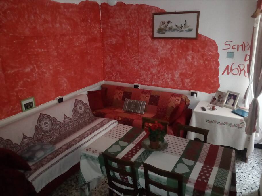 Sala da pranzo e living
