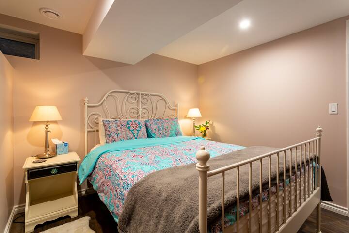Cosy Bridgeland Basement Suite with FREE Parking