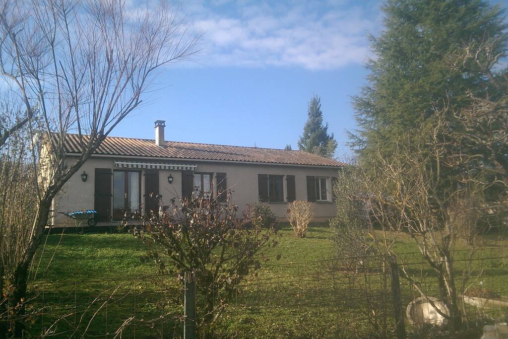 La maison coté jardin