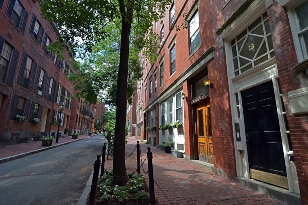 One of Boston's beautiful streets