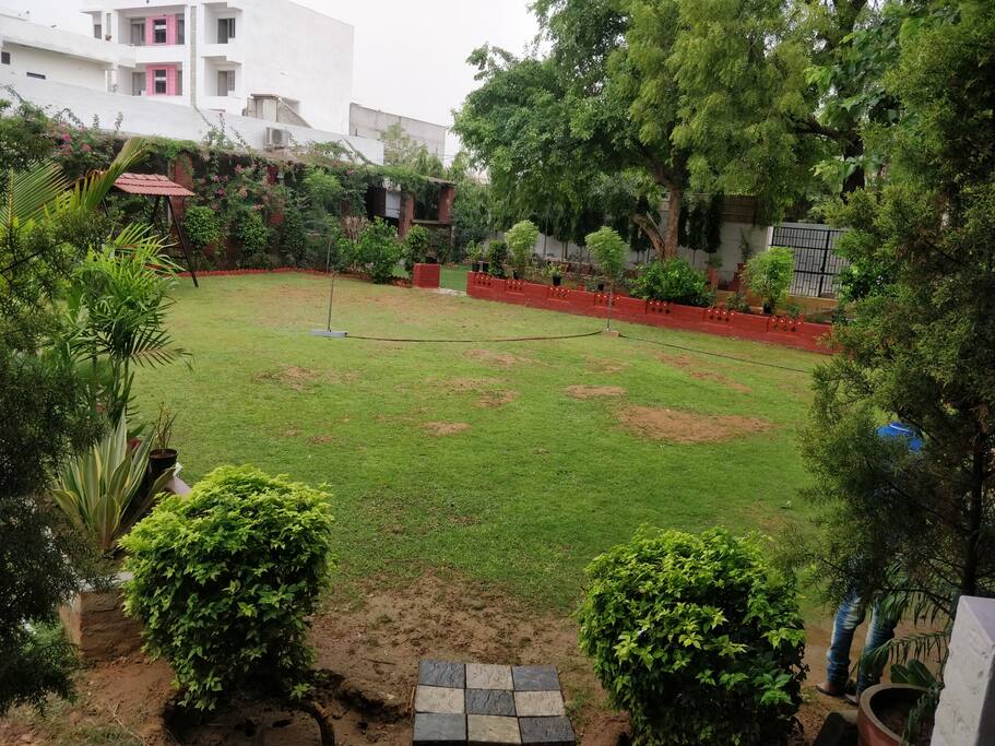 Garden area......