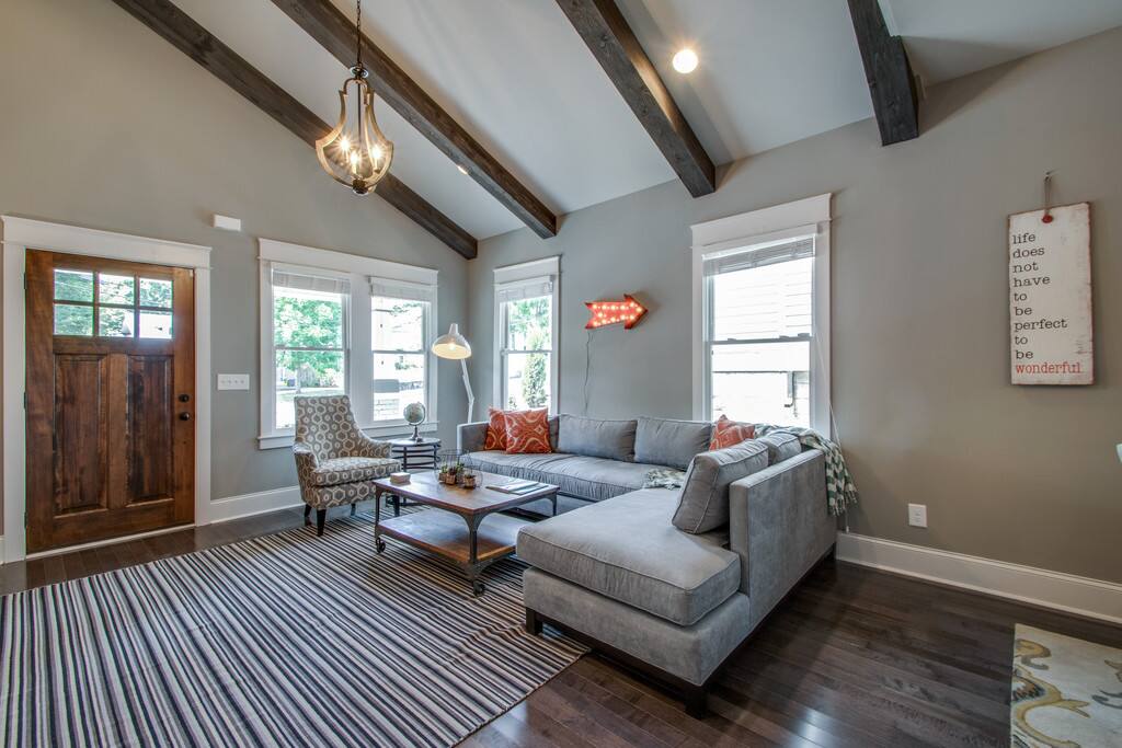 Comfy seating and open living for the whole group!