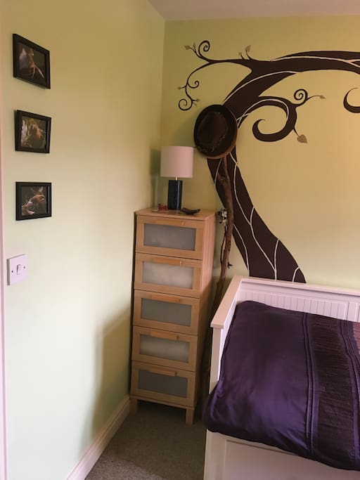 Plenty of drawers for clothes and all your things.