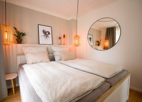 Close to the beach and cozy apartment with sauna