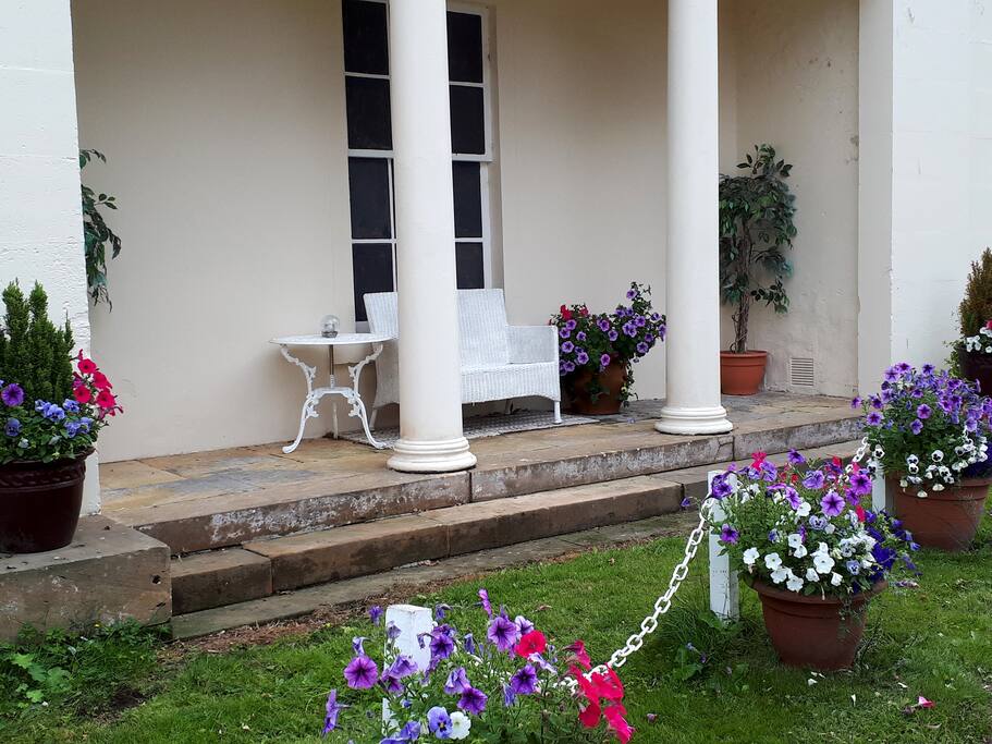 Patio seating area