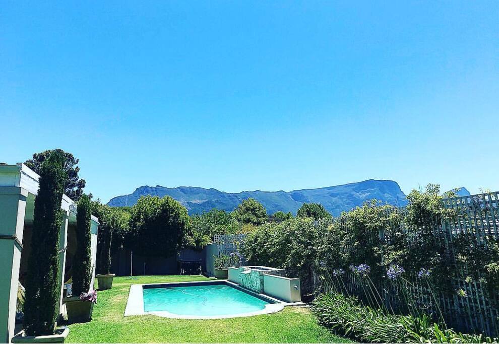 Beautiful Mountain View’s from the garden