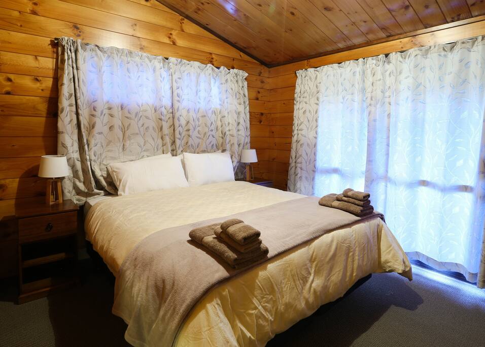 Master Bedroom with 1 x King Size Bed, attached toilet