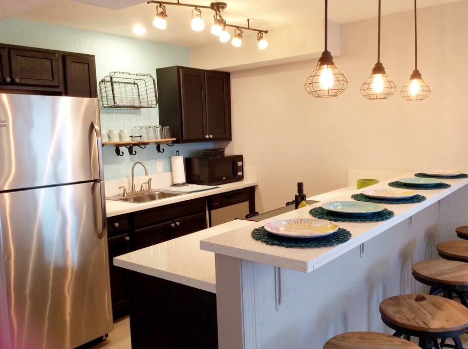Fully equipped kitchen