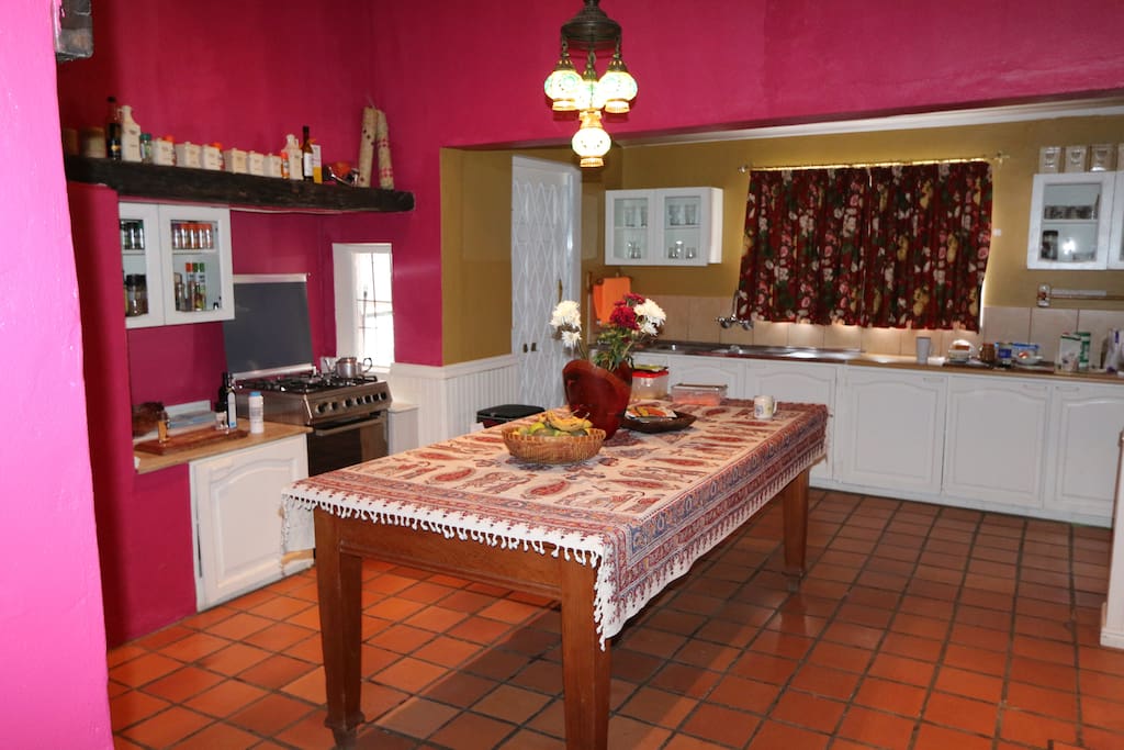 Kitchen seats 8