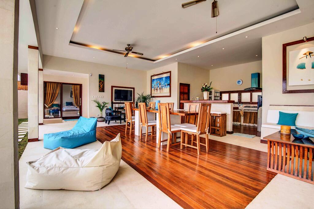 Open living room