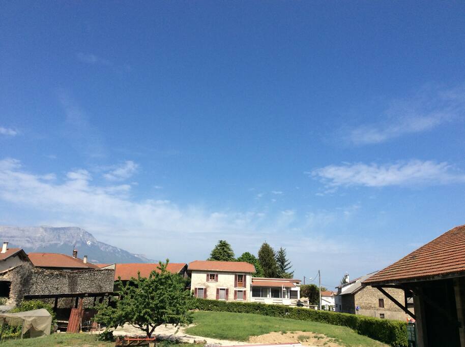 Vue depuis le balcon