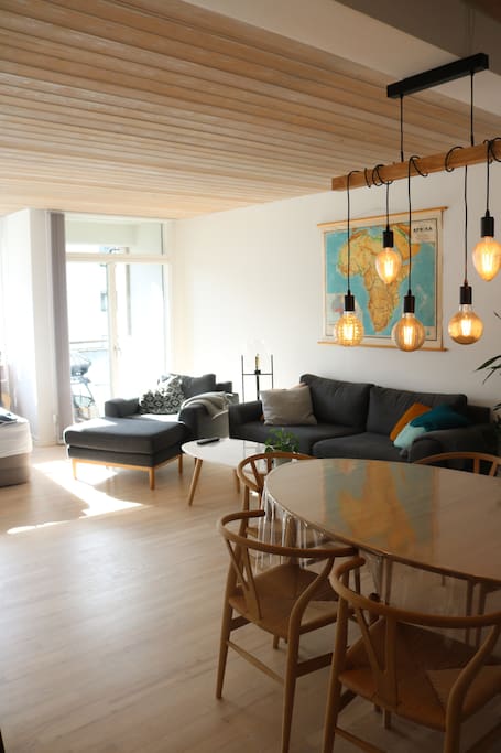 Dining room + Living room