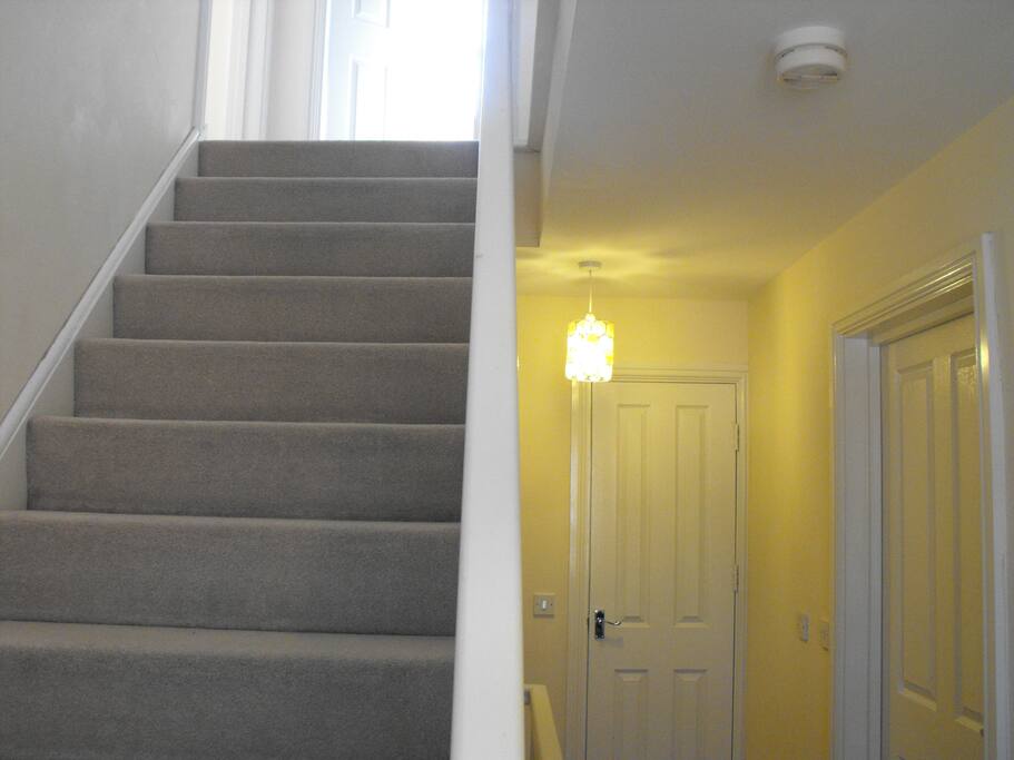 Stairs to guest bedroom