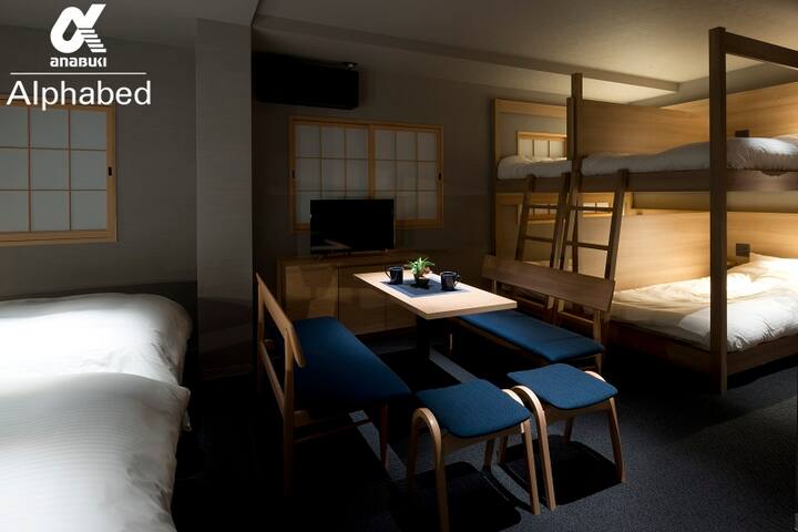 New Alphabed Inn 高松駅前 302 7名スイート 瀬戸内アート 旅 高松駅3分 高松市 Japan Airbnb New Alphabed Inn 高松駅前 302 7名スイート 瀬戸内アート 旅 高松駅3分 高松市 Japan Airbnb