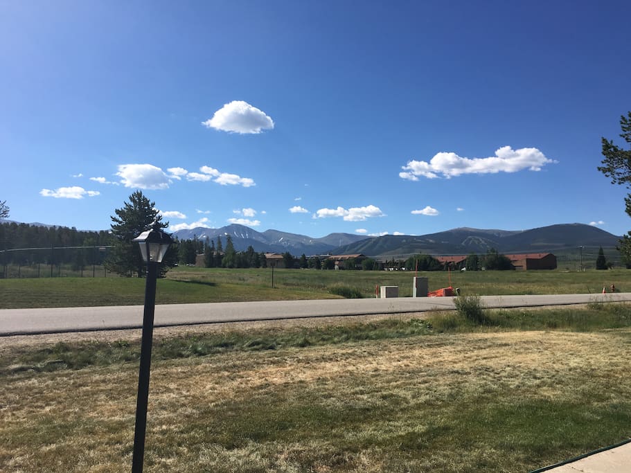 View from the patio