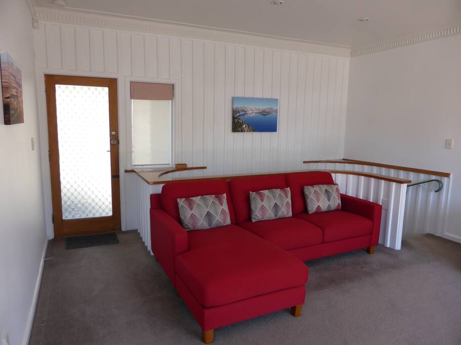 Entrance and living area.