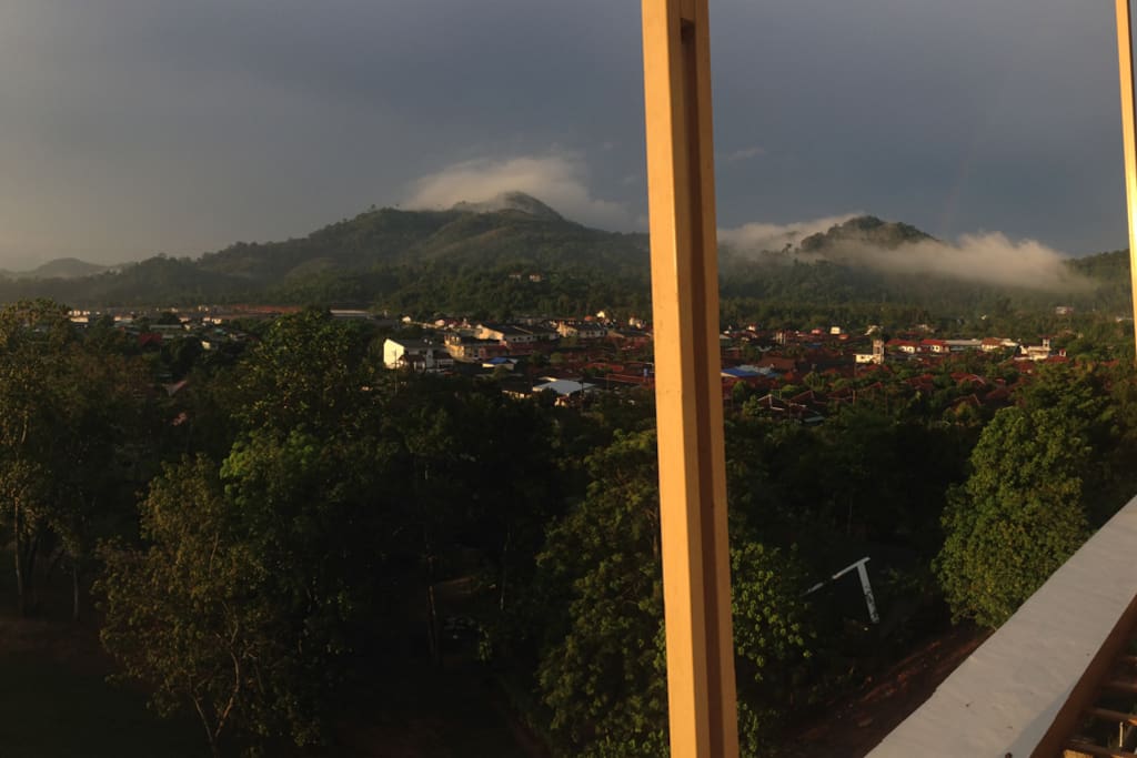 Mountain view from bedroom (right vision)