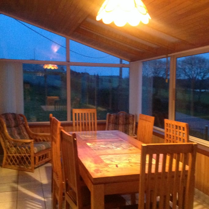 Conservatory south facing