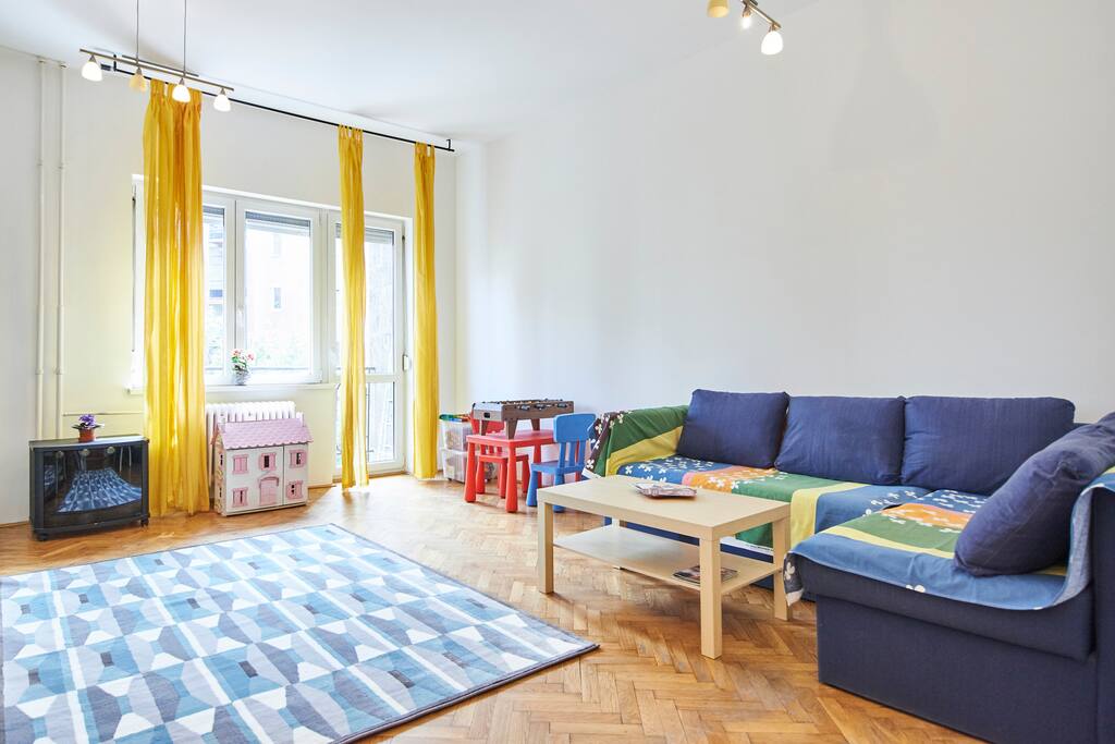 The living room
