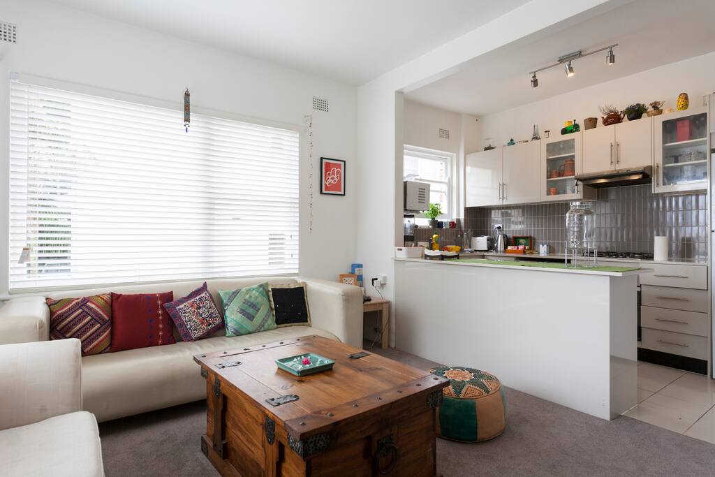 Kitchen and Lounge Room