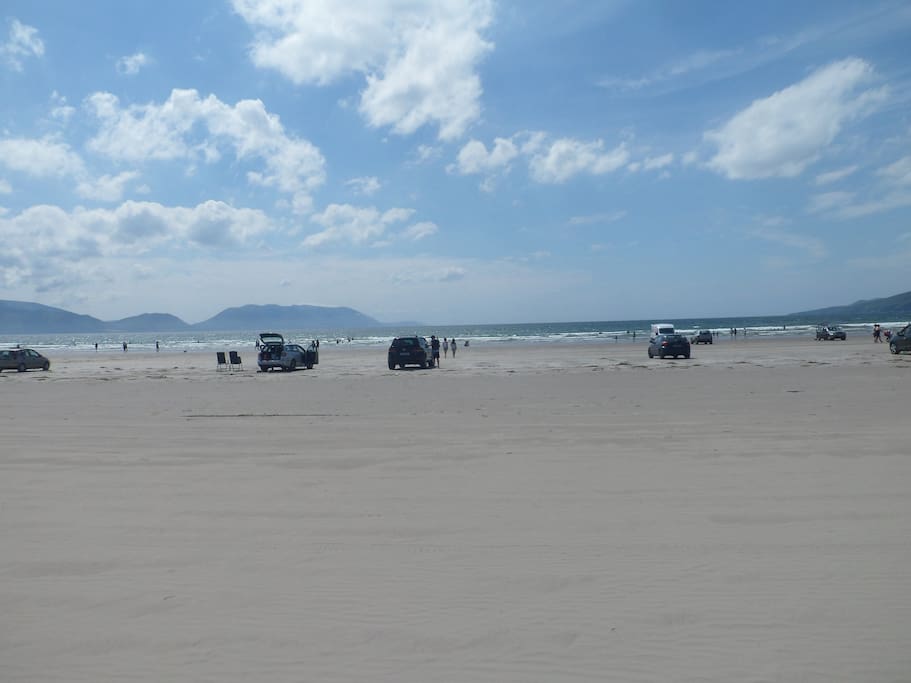 This is the beautiful Inch beach on the wild Atlantic way 30 minutes drive from the wrens nest.