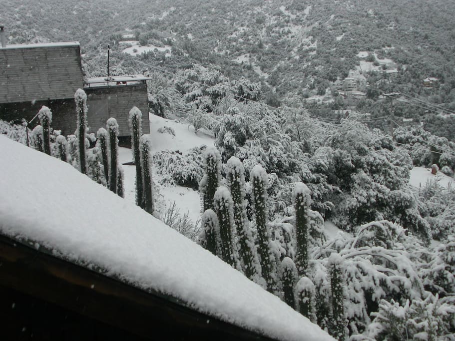 En pleno invierno suele nevar. Cada vez menos.
