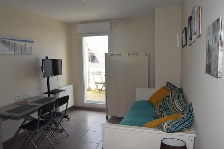 Studio Avec Vélos-terrasse-mer-commerces à Pied - Pornichet