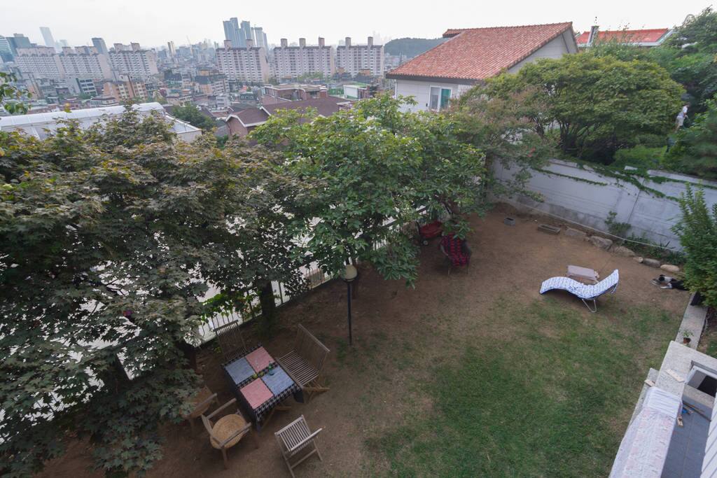 Spacious garden