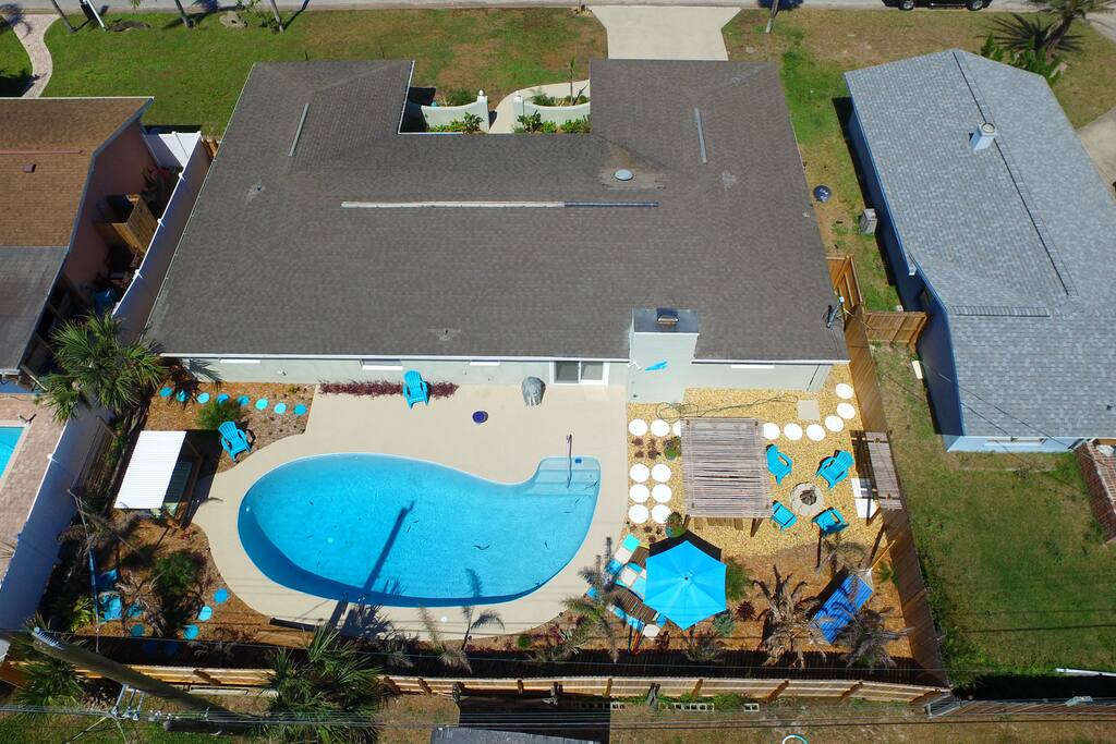 Private oasis back yard