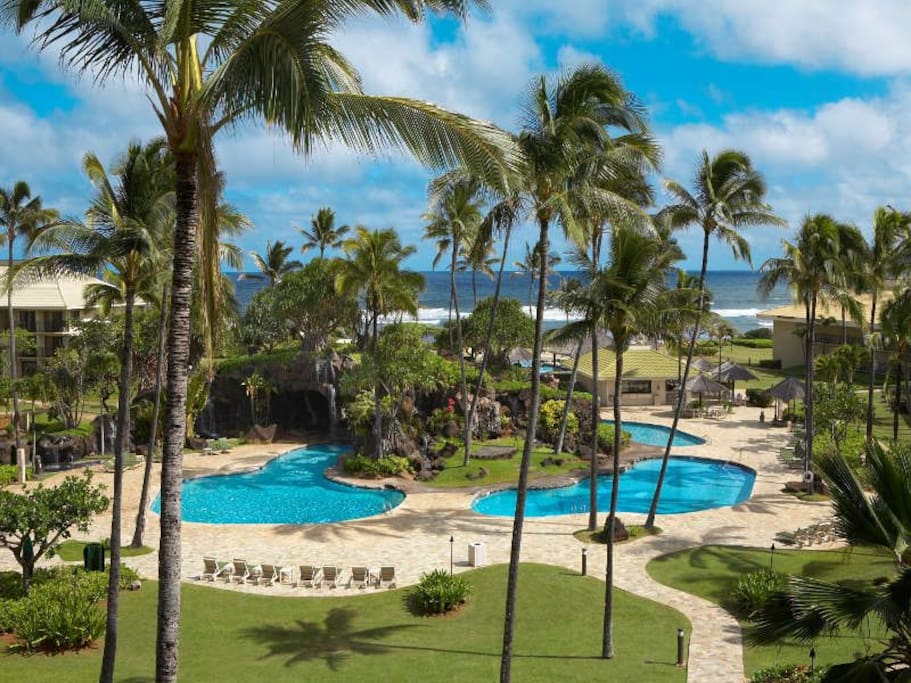 Gorgeous resort view