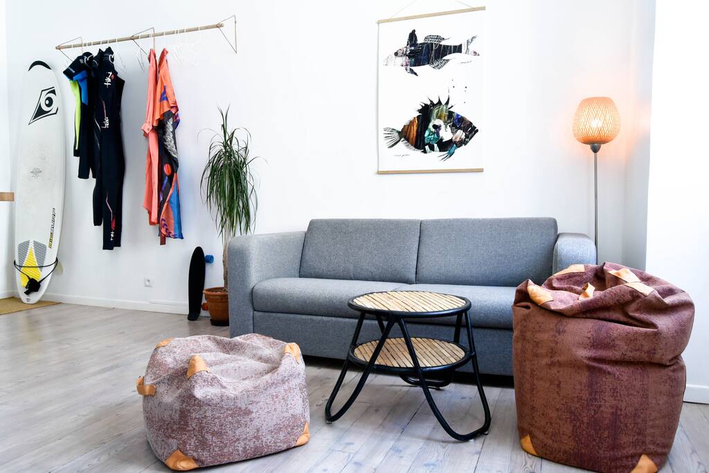 View of living area