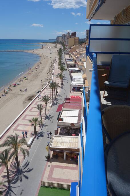 View of the paseo maritimo - pedestrian only.