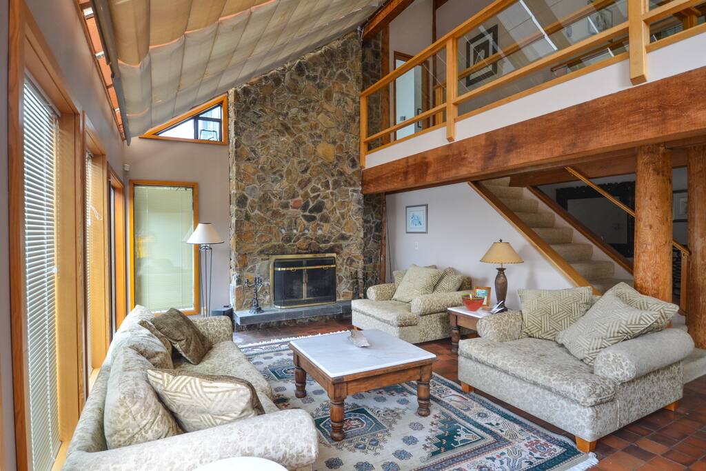 The spacious interior of this home is the perfect setting for your next family vacation.