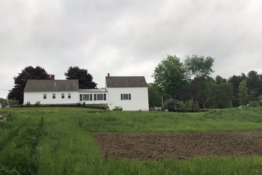 View from the vegetable garden