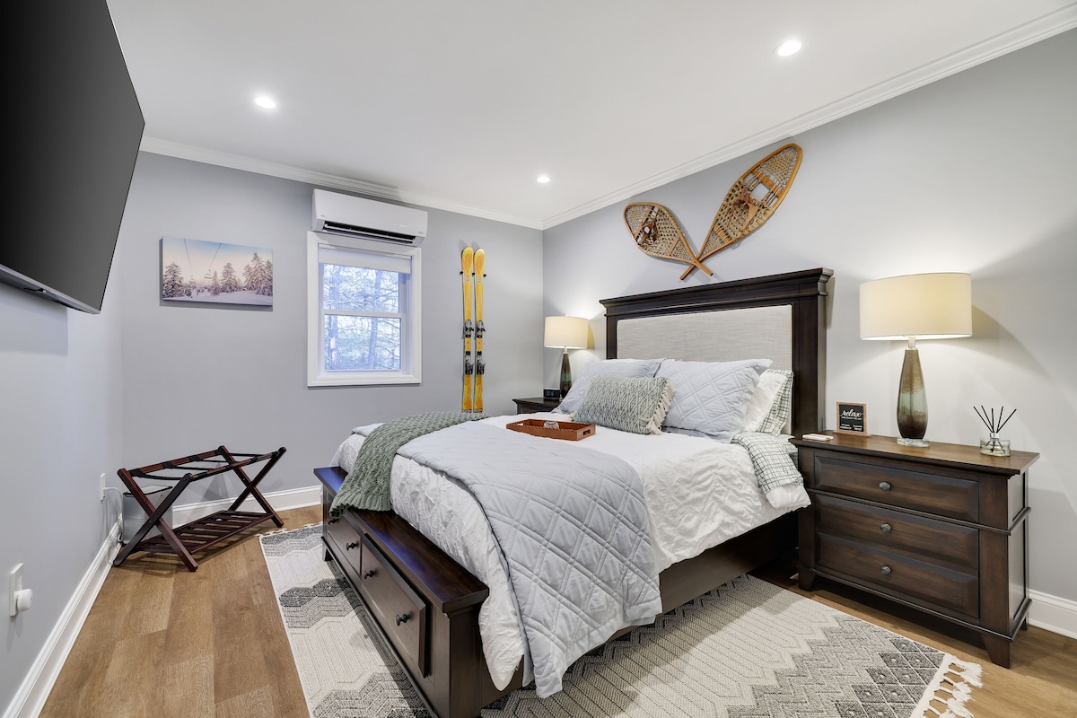 Dormitorio 2 | Cabaña de esquí | Cama tamaño queen