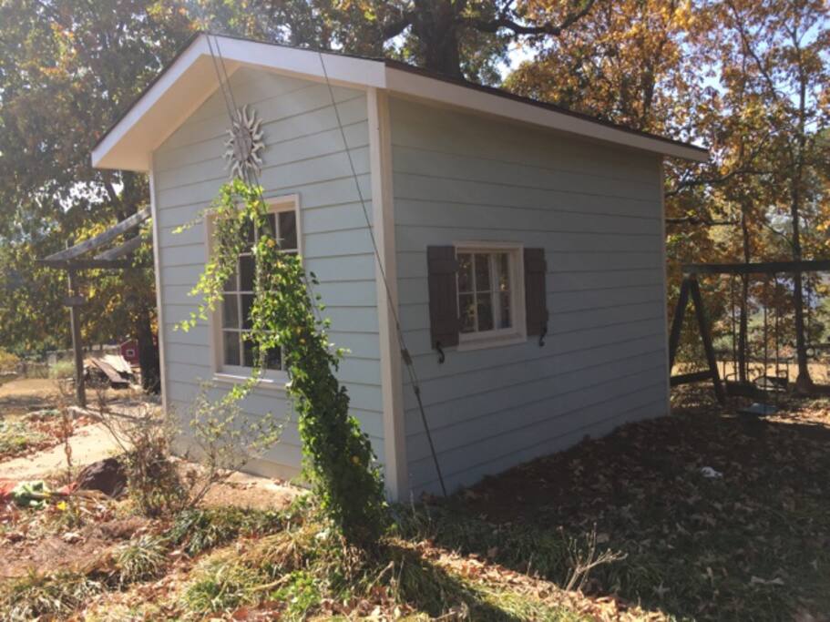 View of our well house