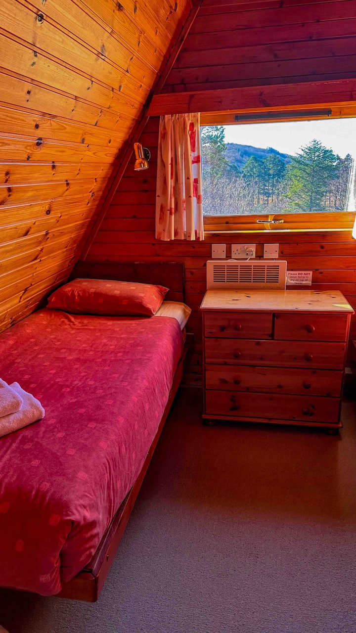 ห้องนอนชั้นบนด้านหน้าของชาเลต์ ‘Glen Coe’