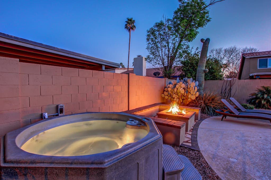 Hot Tub & Fire Pit Area Included.
