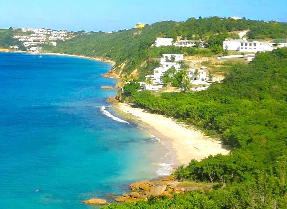 The beach and forest by Masara resort. Crocus beach on the back with Davida Restaurant, where you can rent paddle boards and kayaks for a low rate