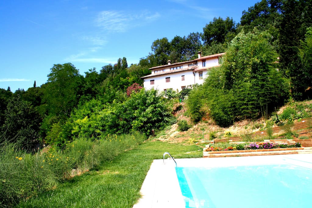 Angolo piscina e veduta della piscina