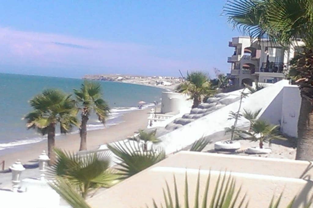 View from our beach access stairs which are about 30ft from CASA MAR VISTA